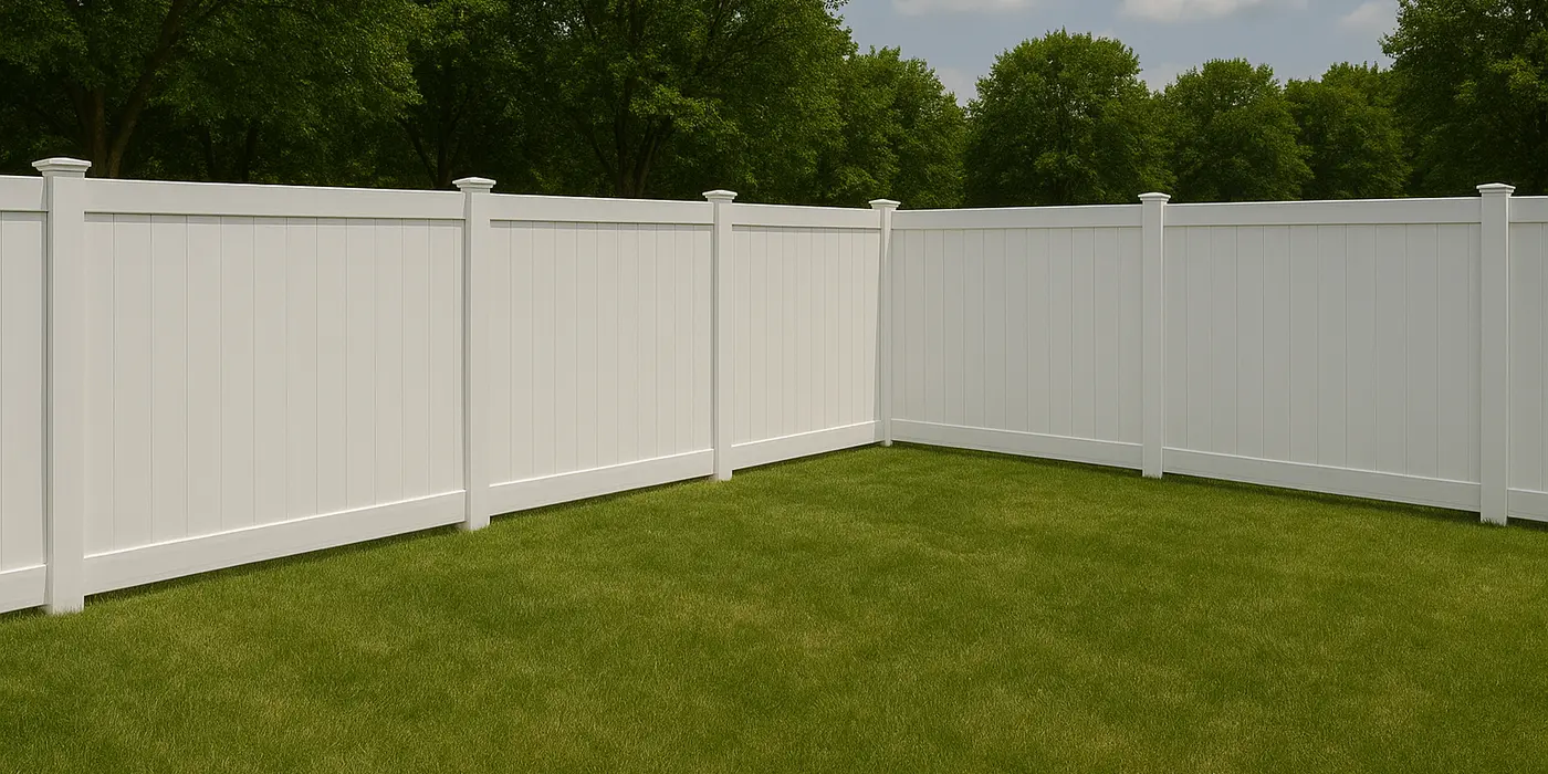 a house backyard showin a white fence from LEANDER FENCE REPAIR in Leander, TX - Residential Pine Fence Replacement